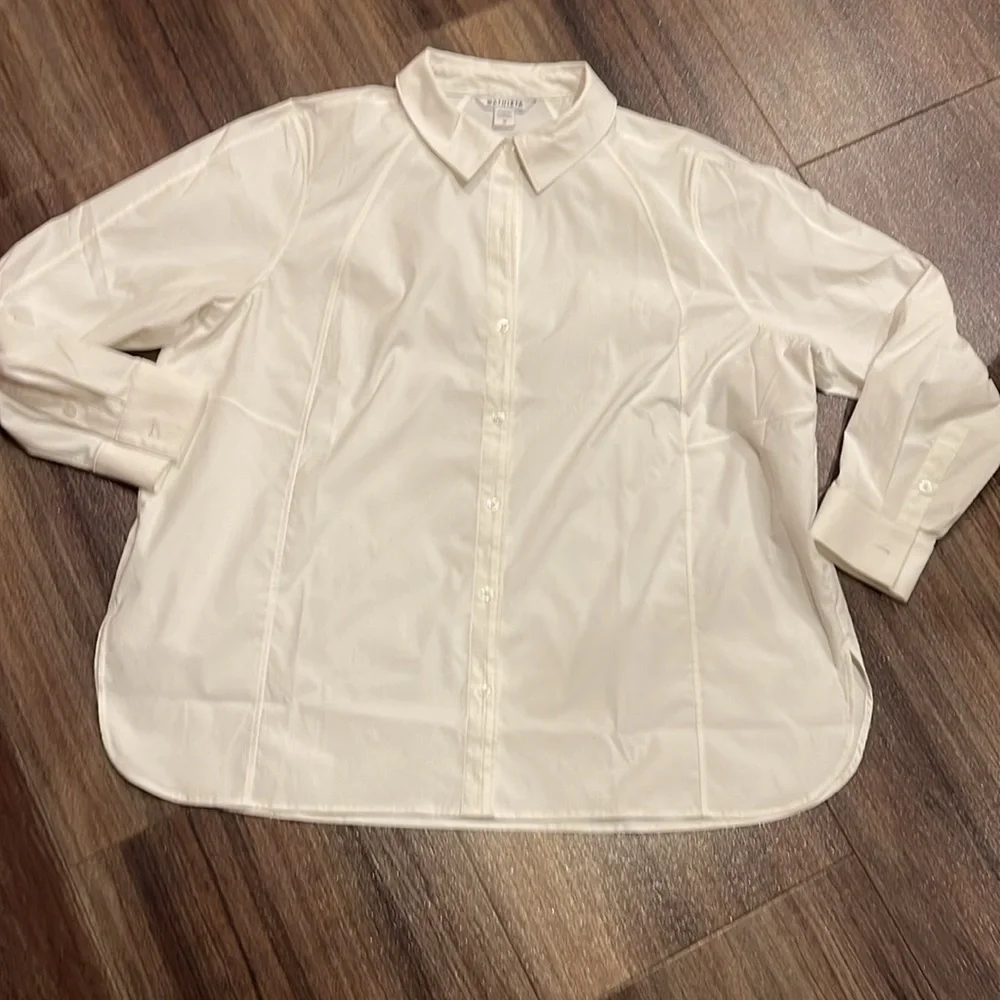 Athleta Poplin Blouse - Picture 3 of 8